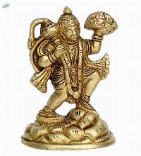 Brass Lord Hanuman Idol Statue For Temple