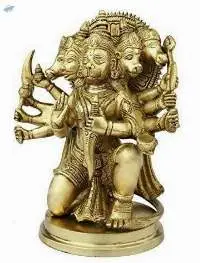 Five 5 Faced Hanuman ji Idol