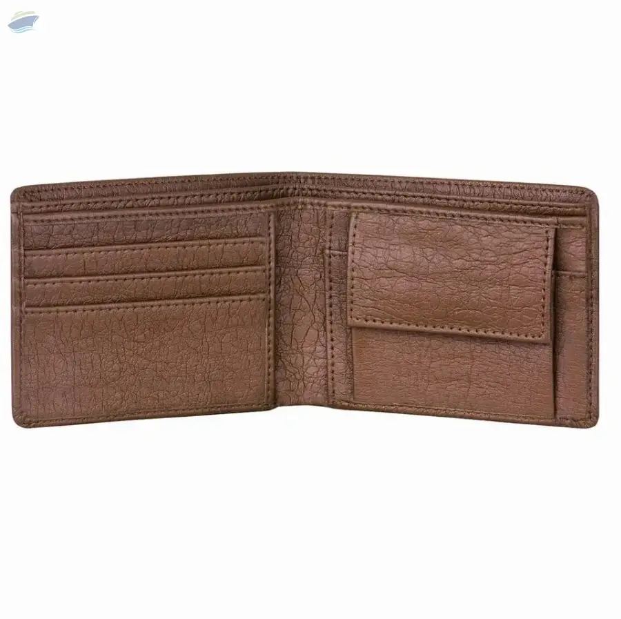 Brown Faux Leather Men's Wallet