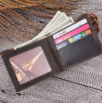 Genuine Leather Wallets For Men Cowhide