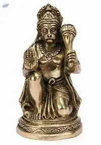 Bhagwan Hanuman Sitting With Gada