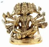 Idol of Sitting Panchmukhi Hanuman