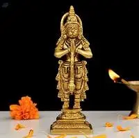 Standing Lord Hanuman Brass Idol