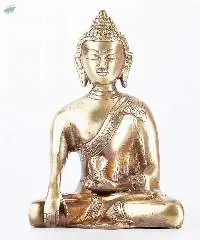 Buddha Meditating Antique Statue