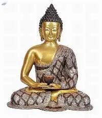 Brass Buddha Religious Statue Big Size