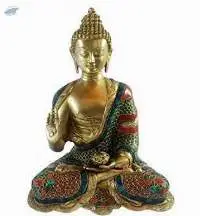 Brass Budha Statue for Office