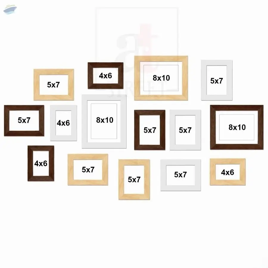 Colourful Photo Frame Memories Set Of 15