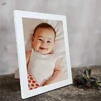 Fiber Wood Photo Frame For Wall And Table