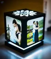 Rotating Photo Lamp Frame