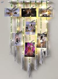 Macrame Photo Display Wall Hanging