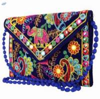 Rajasthani Crossbody Side Bag with Handle