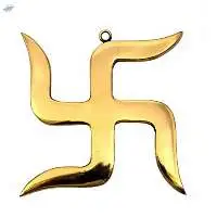 Brass Swastik Sathya Wall Hanging Yantra
