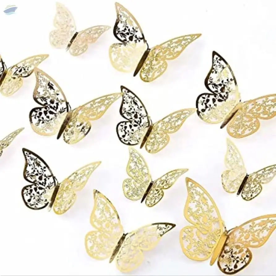 24 pcs butterfly for Decoration items