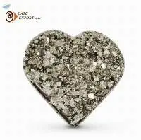 Peruvian Pyrite Shape: Heart Tumbled