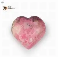 Peruvian Rhodonite Shape: Heart Tumbled
