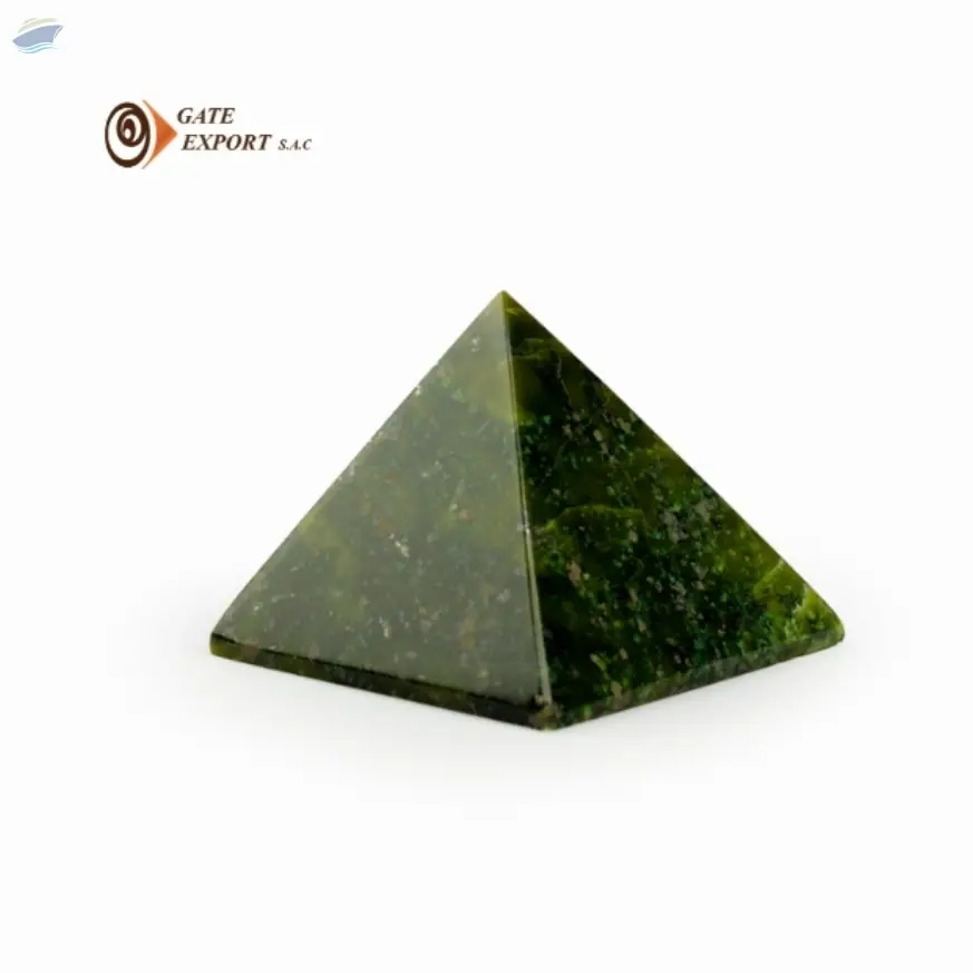 Nephrite Stone Pyramid Shape