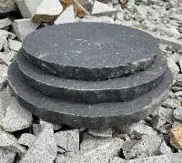 Black Basalt Circle Flamed