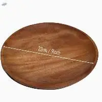 Wooden Plate Mahogany