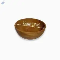 Wooden Bowl Mahogany  - 15cm