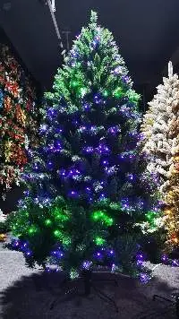 Christmas PVC Hinged LED Light Tree