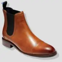 Tan Patina Classic Cowboy Leather Boots