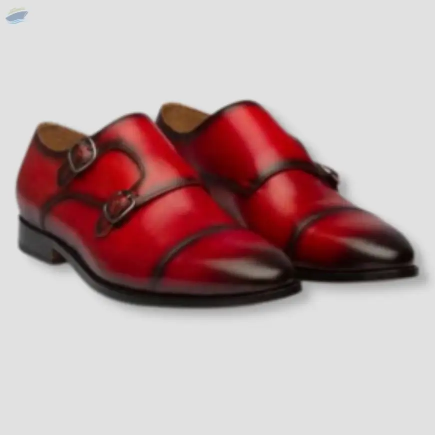 Red Patina Monk Strap