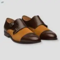 Twin Texture Double Monk Strap
