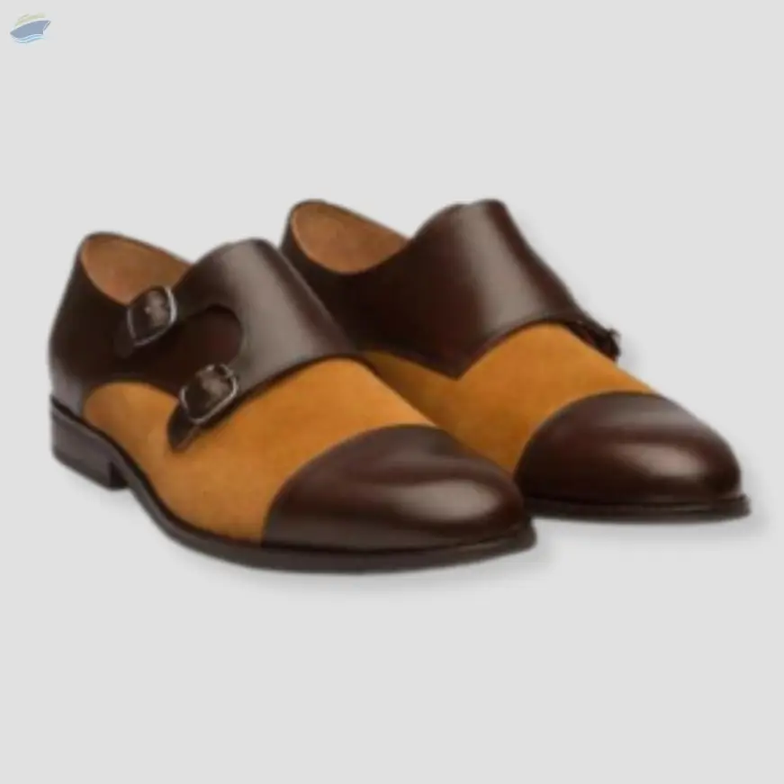 Twin Texture Double Monk Strap
