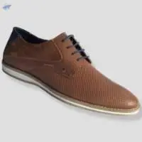 Brown Sleek Wholecuts Oxfords