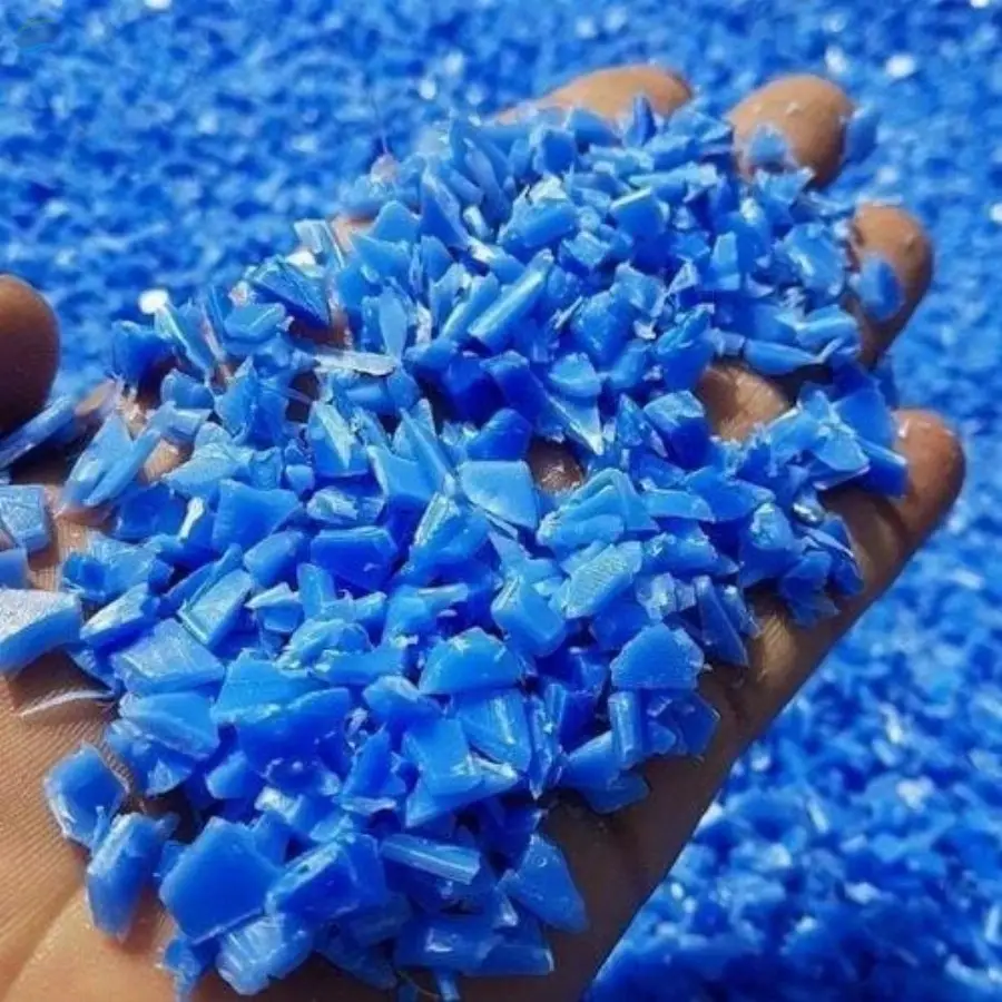 HDPE Blue Drum Chips