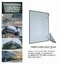 Hollow Solar Power Glass