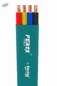 3 & 4 Core Rubber Flat Cables
