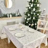 Reversible Tablecloth With Teflon Coating