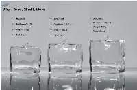Bottle Wing - 50ml - 75ml - 100ml