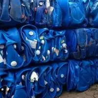 HDPE Blue Drum Regrind Scrap