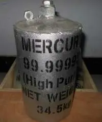 Virgin Silver Liquid Mercury of 99.99% Pure