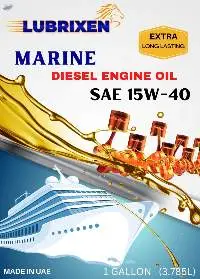 Diesel Engine Oil SAE15W40 API : CI4 6x4 LTR