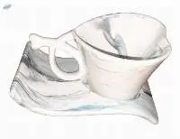 Heart Cup Saucer