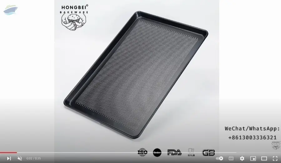 Perforated Aluminum Sheet Pan Non-Stick
