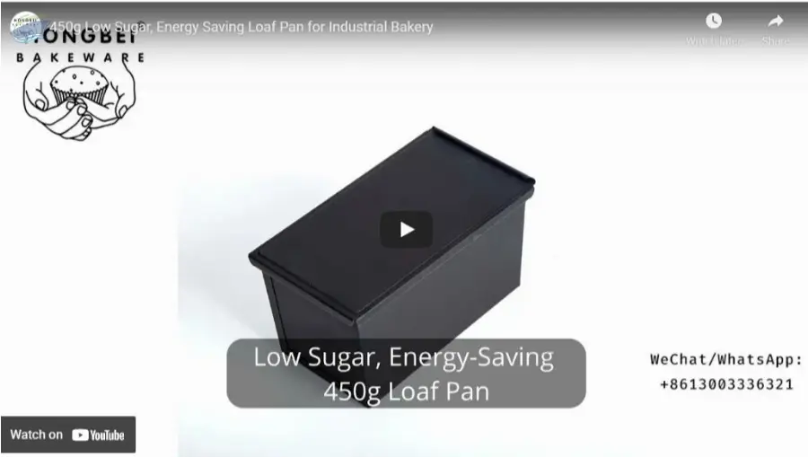 450g Loaf Bread Pan Aluminized, Energy Saving