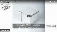 Square Corrugated Loaf Bread Pan PTFE Nonstick
