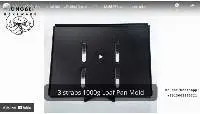 3-Strap Bakery Baking Bread Loaf Pans coating