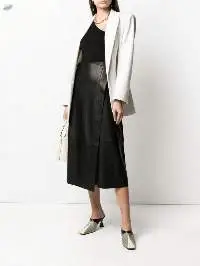 Leather Skirt Female Sheepskin Split Hip Skirt