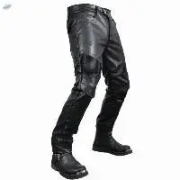 Bike Rider Anti- Fall Leather Racing Pants