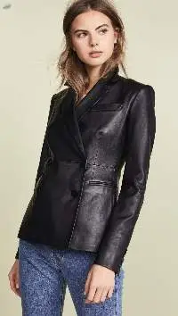 Women's Slim Tanned Sheepskin Leather Jacket