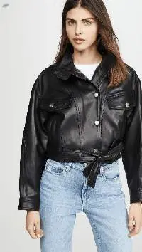Light Coated Soft Waxy Lambskin Cowboy Coat