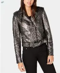 Women's Loose Oversize Motorcycle Leather Jacket
