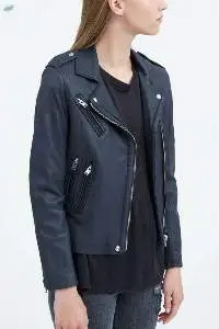 Women's Lambskin Leather Slim-fit Jacket
