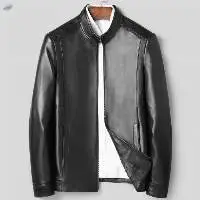 Men's Cowhide Leather Motorcycle Jacket