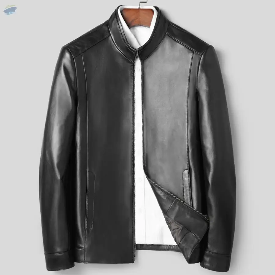 Men's Cowhide Leather Motorcycle Jacket